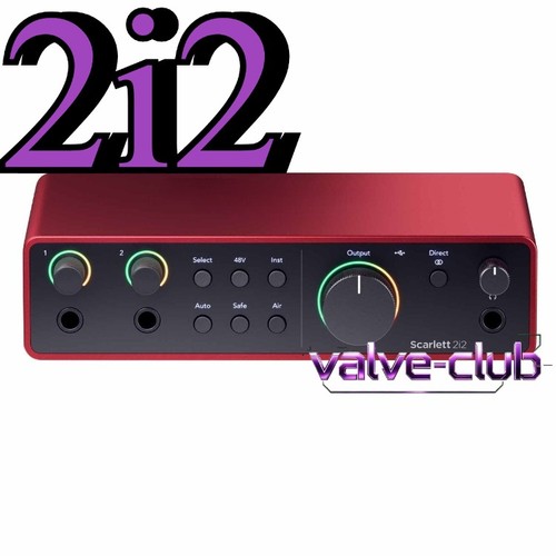 Focusrite scarlett 2i2 4th - scarlett,