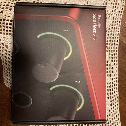 Focusrite scarlett 2i2 audio - scarlett,