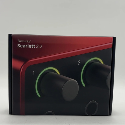 New focusrite scarlett 2i2 - new,