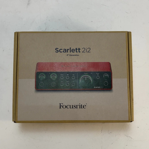 New focusrite scarlett - focusrite, 4th