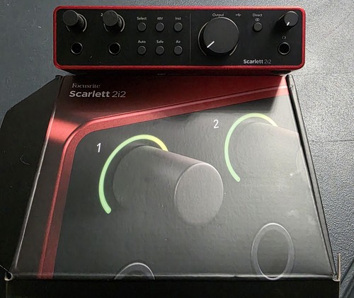 Focusrite scarlett 2i2 4th - 4th, gen