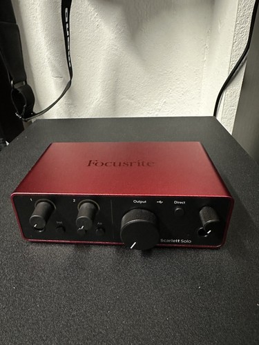 Focusrite scarlett solo - solo, 4th