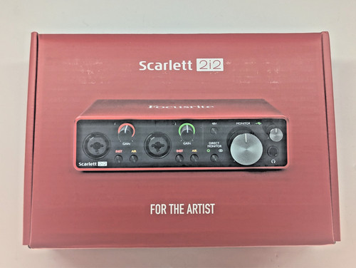 Focusrite scarlett 2i2 audio - focusrite,