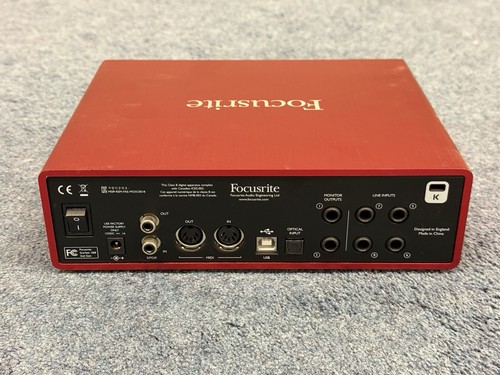 Focusrite scarlett 18i8 - scarlett, 2rd
