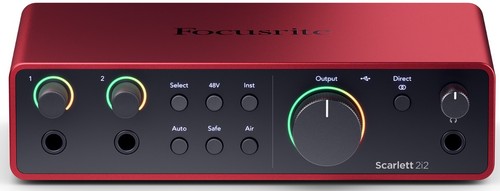 Focusrite scarlett 2i2 in - scarlett-2i2-4g, 2-in