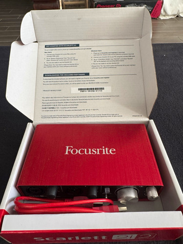 Focusrite scarlett 2i2 2nd - focusrite,