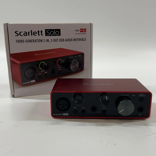 Focusrite scarlett solo audio - focusrite,