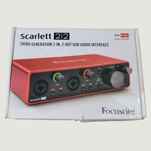 Focusrite scarlett 2i2 3rd - scarlett,