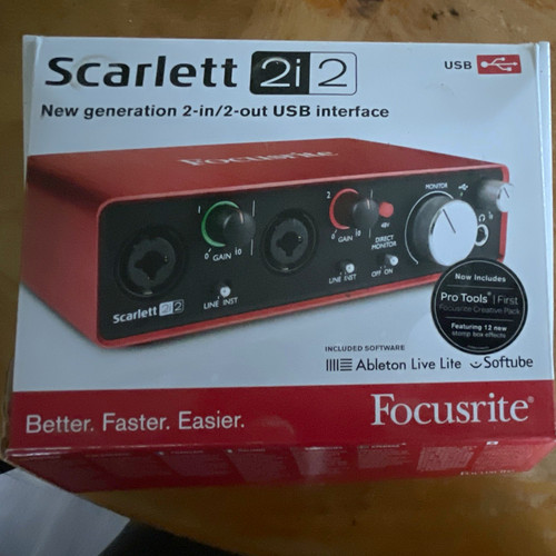 Focusrite scarlett 2i2 - scarlett,