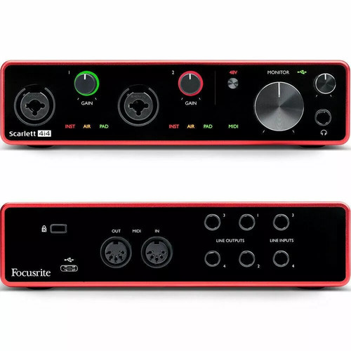 Focusrite scarlett 4i4 3rd - focusrite,