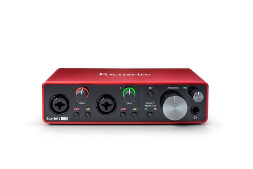 Focusrite scarlett 2i2 - x, 2