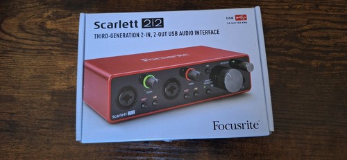 Scarlett 2i2 3rd gen - gen, audio
