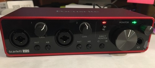 Focusrite scarlett 2i2 - focusrite, 2x2