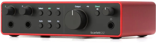 Focusrite scarlett 2i2 - scarlett, 4th
