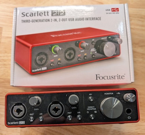 Focusrite scarlett 2i2 - focusrite,