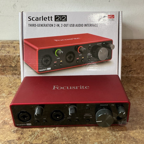 Focusrite scarlett 2i2 - focusrite, 3rd