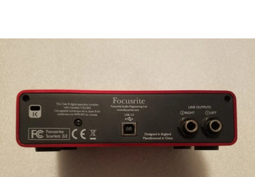 Focusrite scarlett 2i2 usb - 2i2,